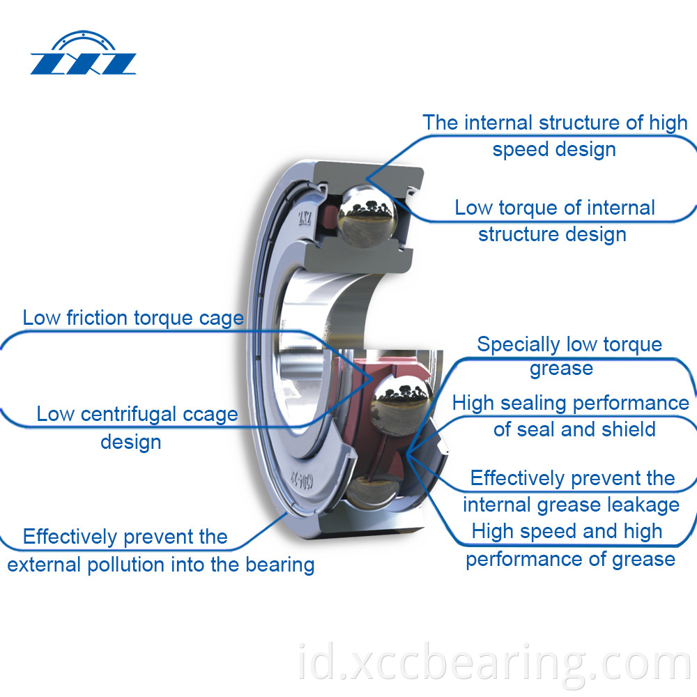 Motor Bearings Low Friction Ball Bearings